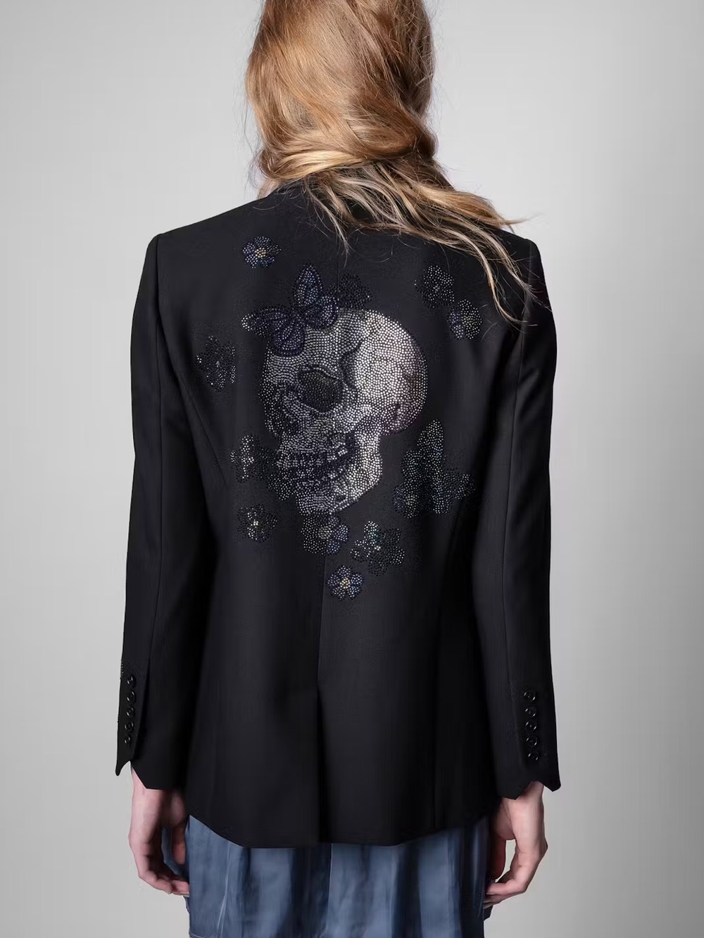 Zadig & Voltaire Visit Strass Jacket - Sz. 40